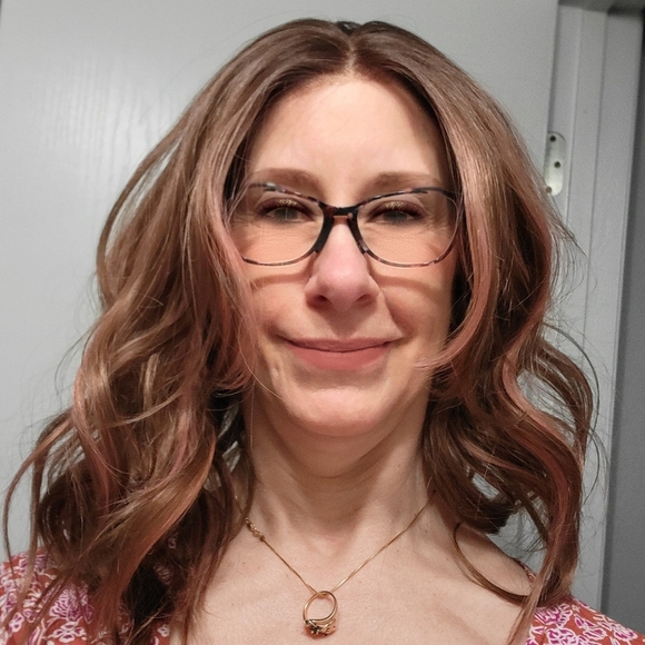 Nel's Other - NWOT Nel's Lace Front Wavy Brown Wig with Pink Highlights